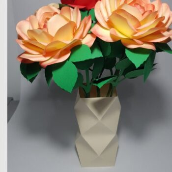 Intra απο ξύλο plywood  Χρώμα wenge 3mm-4mm πάχος - Πρότυπο διπλού διαμαντιού λουλουδιού Nr 2 Δίασταση 20x20 cm INTRAFABR-84832444 - Image 5