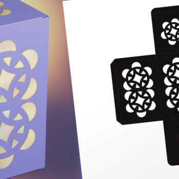 Intra απο ξύλο plywood Χρώμα wenge 3mm-4mm πάχος - Double Rose 3 Tea Light Lantern Δίασταση 9x3 cm INTRAFABR-78164057 - Image 1