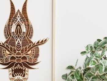 Intra απο ξύλο plywood Χρώμα wenge 3mm-4mm πάχος - Δράκων Δίασταση 30x20 cm INTRAFABR-49719709 - Image 5