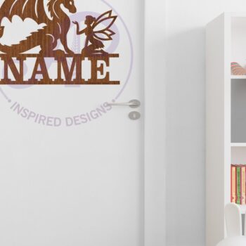 Intra απο ξύλο plywood  Χρώμα wenge 3mm-4mm πάχος - Σήμα Dragon and Fairy Name Δίασταση 30x20 cm INTRAFABR-50693947 - Image 3