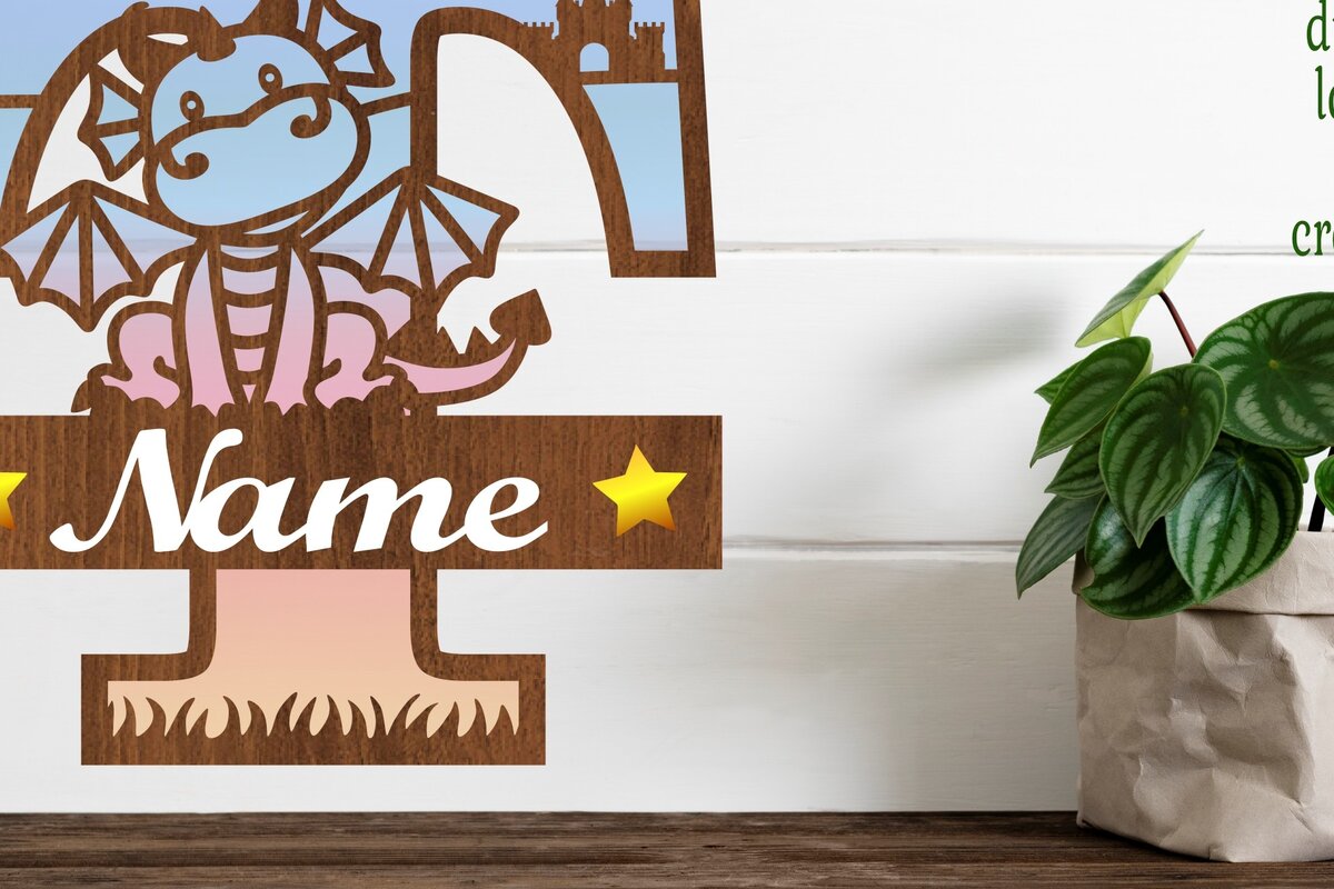 Intra απο ξύλο plywood  Χρώμα wenge 3mm-4mm πάχος - Δράκος κεφαλαίο μονόγραμμα Γράμμα T Cut Δίασταση 30x20 cm INTRAFABR-108175222