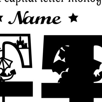 Intra απο ξύλο plywood  Χρώμα wenge 3mm-4mm πάχος - Δράκος κεφαλαίο μονόγραμμα Γράμμα T Cut Δίασταση 30x20 cm INTRAFABR-108175222 - Image 2