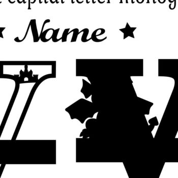 Intra απο ξύλο plywood  Χρώμα wenge 3mm-4mm πάχος - Δράκος κεφαλαίο μονόγραμμα Γράμμα V Cut Δίασταση 30x20 cm INTRAFABR-108175235 - Image 2