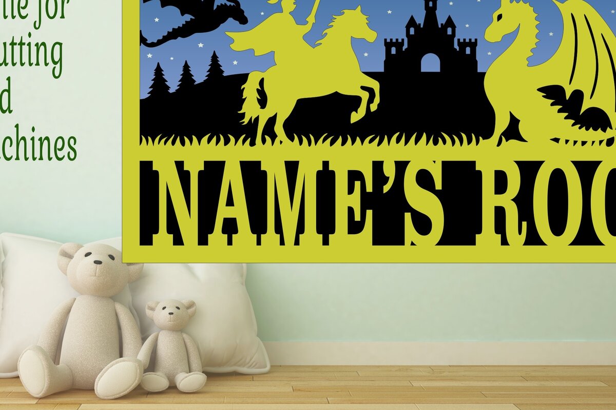 Intra απο ξύλο plywood  Χρώμα wenge 3mm-4mm πάχος - Σημάδι ονόματος σκηνής δράκου λέιζερ 3 επιπέδων Δίασταση 30x20 cm INTRAFABR-80363141