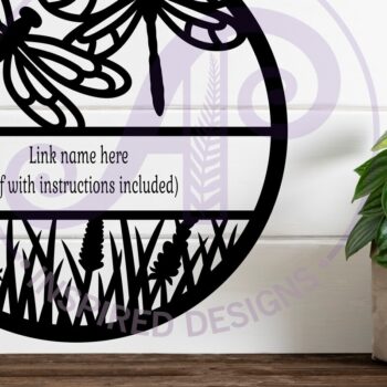 Intra απο ξύλο plywood Χρώμα wenge 3mm-4mm πάχος - Dragonflies and Flowers Όνομα Τέχνης τοίχου Δίασταση 40x50 cm INTRAFABR-36413683 - Image 3