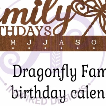 Intra απο ξύλο plywood Χρώμα wenge 3mm-4mm πάχος - Σετ ημερολογίου Dragonfly Δίασταση 40x50 cm INTRAFABR-39682839 - Image 3