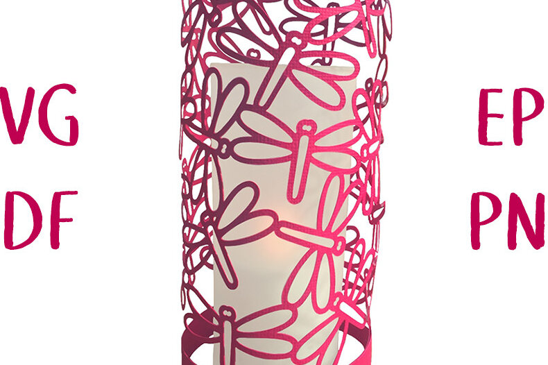 Intra απο ξύλο plywood  Χρώμα wenge 3mm-4mm πάχος - αποκοπής Dragonfly Days Lantern Δίασταση 5x11 cm INTRAFABR-48841478