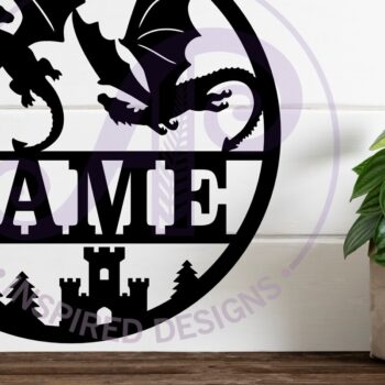 Intra απο ξύλο plywood Χρώμα wenge 3mm-4mm πάχος - Dragons Name Wall Art Sign, Δίασταση 40x50 cm INTRAFABR-102528278 - Image 2