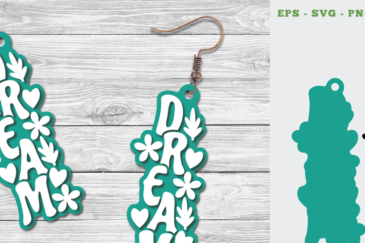 Intra απο ξύλο plywood  Χρώμα wenge 3mm-4mm πάχος - Σκουλαρίκια Dream Δίασταση 3x3 cm INTRAFABR-111272827