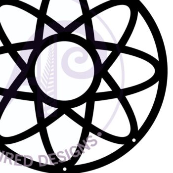 Intra απο ξύλο plywood Χρώμα wenge 3mm-4mm πάχος - Dreamcatcher Design 8 Δίασταση 30x20 cm INTRAFABR-38759574 - Image 3