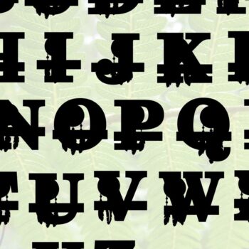 Intra απο ξύλο plywood  Χρώμα wenge 3mm-4mm πάχος - Πακέτο γραμμάτων μονογράμματος Dreamcatcher Δίασταση 20x20 cm INTRAFABR-106383136 - Image 7