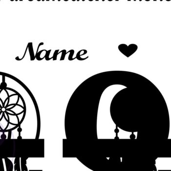 Intra απο ξύλο plywood Χρώμα wenge 3mm-4mm πάχος - Ονειροπαγίδα Monogram Letter Q Cut Δίασταση 20x20 cm INTRAFABR-109679344 - Image 2