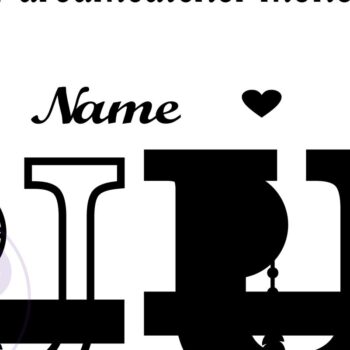 Intra απο ξύλο plywood Χρώμα wenge 3mm-4mm πάχος - Ονειροπαγίδα Monogram Letter U Cut Δίασταση 20x20 cm INTRAFABR-108443942 - Image 2