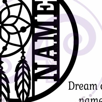 Intra απο ξύλο plywood  Χρώμα wenge 3mm-4mm πάχος - Ονειροπαγίδα Όνομα Τέχνης τοίχου Δίασταση 40x50 cm INTRAFABR-109679300 - Image 6