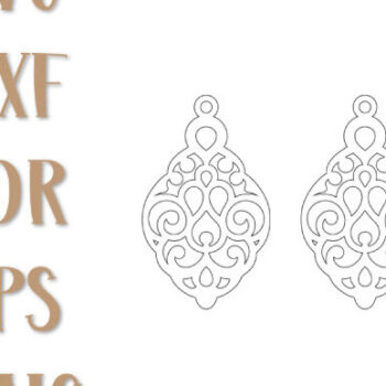 Intra απο ξύλο plywood Χρώμα wenge 3mm-4mm πάχος - Drop Earrings , Earrings . Δίασταση 3x3 cm INTRAFABR-106803688 - Image 2