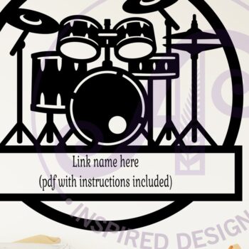 Intra απο ξύλο plywood  Χρώμα wenge 3mm-4mm πάχος - Κιτ τυμπάνων με όνομα επιτοίχιο σημάδι Δίασταση 30x20 cm INTRAFABR-106750735 - Image 2