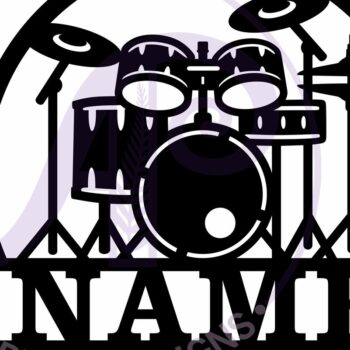 Intra απο ξύλο plywood  Χρώμα wenge 3mm-4mm πάχος - Κιτ τυμπάνων με όνομα επιτοίχιο σημάδι Δίασταση 30x20 cm INTRAFABR-106750735 - Image 6