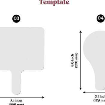 Intra απο ξύλο plywood  Χρώμα wenge 3mm-4mm πάχος - Πρότυπο Dry Ease Answer Paddle DXF Δίασταση 30x20 cm INTRAFABR-106750749 - Image 2