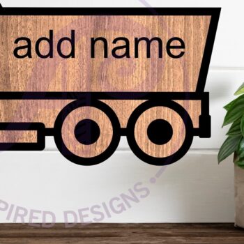 Intra απο ξύλο plywood Χρώμα wenge 3mm-4mm πάχος - Περίγραμμα οχημάτων κατασκευής ανατρεπόμενων φορτηγών Δίασταση 30x20 cm INTRAFABR-47721252 - Image 2