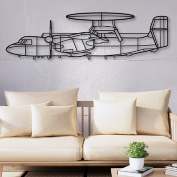 Intra απο ξύλο plywood Χρώμα wenge 3mm-4mm πάχος - Σχεδιασμός αεροσκαφών E-2D Hawkeye Δίασταση 20x20 cm INTRAFABR-102541573 - Image 1