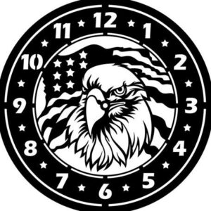 Intra απο ξύλο plywood  Χρώμα wenge 3mm-4mm πάχος - Πρότυπο κοπής ρολογιού σημαίας αετού Δίασταση 20x20 cm INTRAFABR-110052075