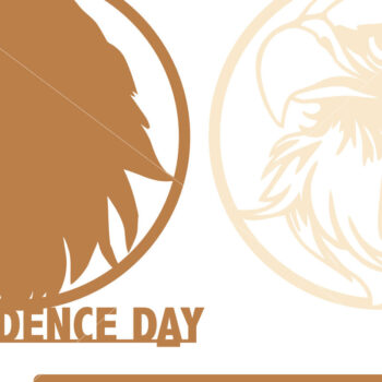 Intra απο ξύλο plywood  Χρώμα wenge 3mm-4mm πάχος - Αετός, Ημέρα της Ανεξαρτησίας, 4 Ιουλίου Δίασταση 12x11 cm INTRAFABR-85007695 - Image 9