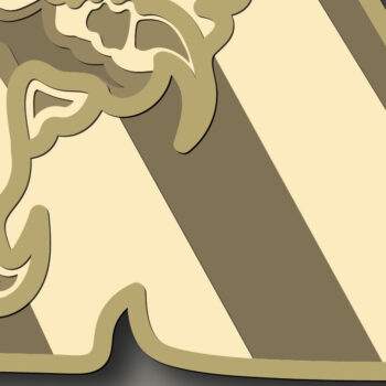 Intra απο ξύλο plywood Χρώμα wenge 3mm-4mm πάχος - Eagle Multilayer /3D Patriotic Eagle Δίασταση 30x20 cm INTRAFABR-79575699 - Image 7