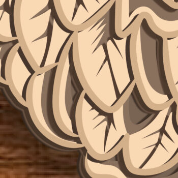 Intra απο ξύλο plywood Χρώμα wenge 3mm-4mm πάχος - Eagle Multilayer /3D Patriotic Eagle Δίασταση 30x20 cm INTRAFABR-50076201 - Image 5