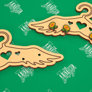 Intra απο ξύλο plywood  Χρώμα wenge 3mm-4mm πάχος - Δέσμη κοπής λέιζερ κάρτας οθόνης σκουλαρικιών Δίασταση 3x3 cm INTRAFABR-85624685 - Image 9