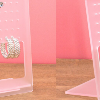 Intra απο ξύλο plywood  Χρώμα wenge 3mm-4mm πάχος - Βάση για σκουλαρίκι Αρχεία Δίασταση 15x11 cm INTRAFABR-77247639 - Image 1