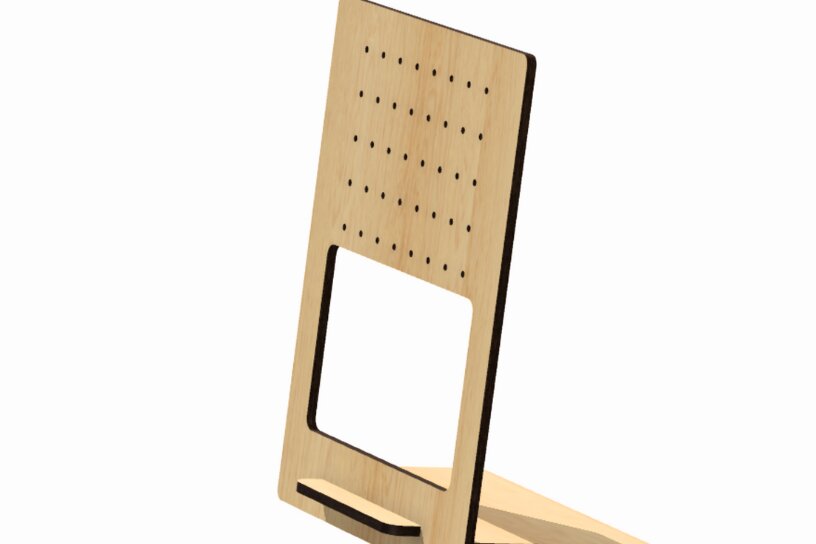 Intra απο ξύλο plywood  Χρώμα wenge 3mm-4mm πάχος - Βάση για σκουλαρίκι Αρχεία Δίασταση 15x11 cm INTRAFABR-77247645