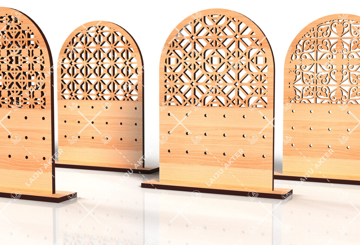 Intra απο ξύλο plywood  Χρώμα wenge 3mm-4mm πάχος - Σετ Σκουλαρίκια 04 Δίασταση 3x3 cm INTRAFABR-77247617