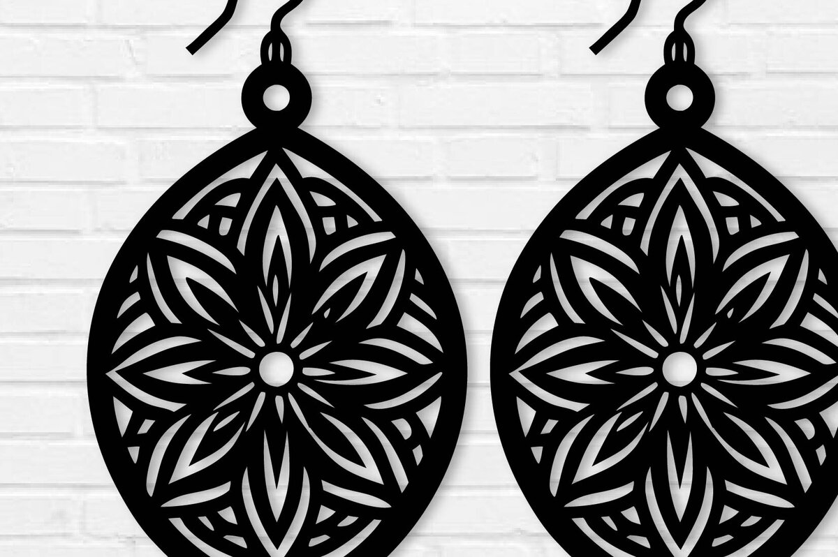 Intra απο ξύλο plywood  Χρώμα wenge 3mm-4mm πάχος - Σκουλαρίκι File, Σκουλαρίκι Δίασταση 3x3 cm INTRAFABR-109680342