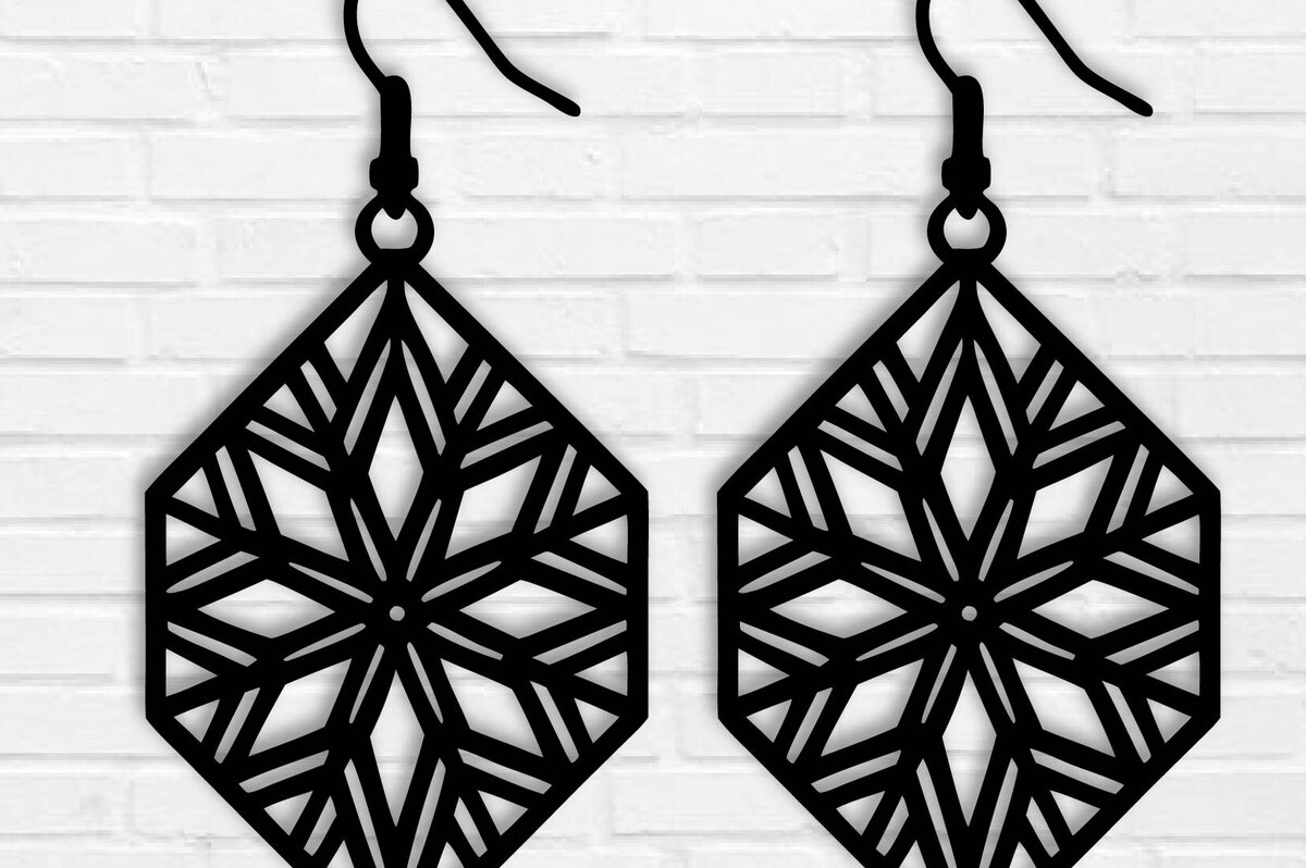 Intra απο ξύλο plywood  Χρώμα wenge 3mm-4mm πάχος - Σκουλαρίκι File, Σκουλαρίκι Δίασταση 3x3 cm INTRAFABR-124570655