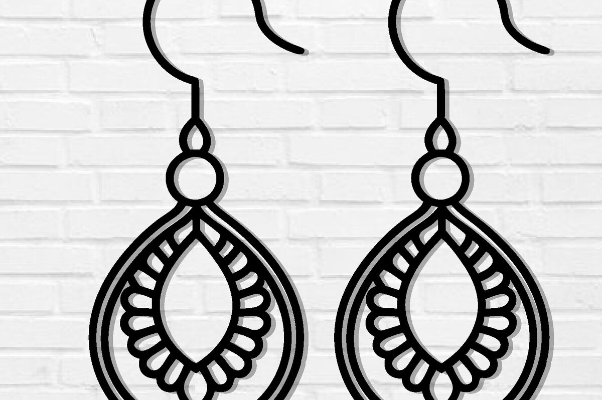 Intra απο ξύλο plywood  Χρώμα wenge 3mm-4mm πάχος - Σκουλαρίκι File, Σκουλαρίκι Δίασταση 3x3 cm INTRAFABR-104555721