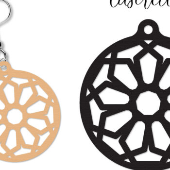 Intra απο ξύλο plywood  Χρώμα wenge 3mm-4mm πάχος - Σκουλαρίκι Δίασταση 3x3 cm INTRAFABR-110654949 - Image 4