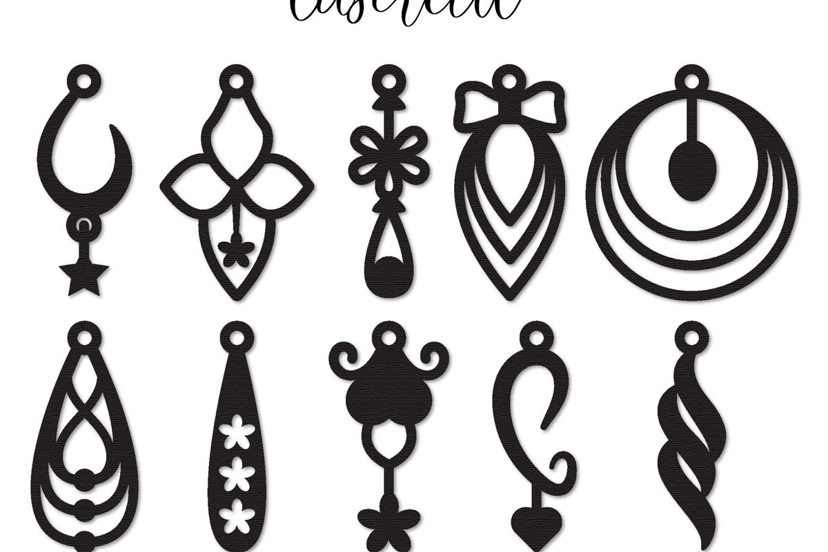 Intra απο ξύλο plywood  Χρώμα wenge 3mm-4mm πάχος - Σκουλαρίκι LaserCut - Πακέτο υ Lasercut Δίασταση 3x3 cm INTRAFABR-109140314