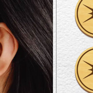 Intra απο ξύλο plywood  Χρώμα wenge 3mm-4mm πάχος - Σκουλαρίκια μαγνήτης κοπής λέιζερ | Καρφιά Δίασταση 3x3 cm INTRAFABR-47512603