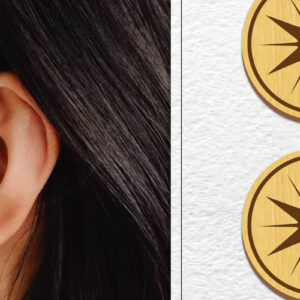 Intra απο ξύλο plywood  Χρώμα wenge 3mm-4mm πάχος - Σκουλαρίκια μαγνήτης κοπής λέιζερ | Καρφιά Δίασταση 3x3 cm INTRAFABR-47711133