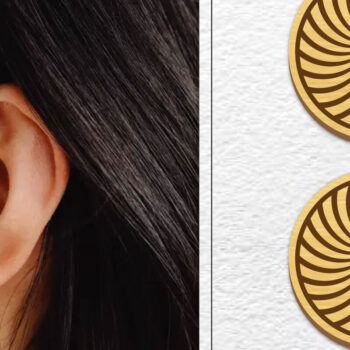 Intra απο ξύλο plywood Χρώμα wenge 3mm-4mm πάχος - Σκουλαρίκια μαγνήτης κοπής με λέιζερ | Καρφιά Δίασταση 3x3 cm INTRAFABR-81733254 - Image 1