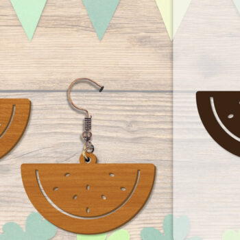 Intra απο ξύλο plywood Χρώμα wenge 3mm-4mm πάχος - Σκουλαρίκια St Patrick's Day Lasercut BUNDLE Δίασταση 3x3 cm INTRAFABR-90091226 - Image 16