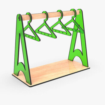 Intra απο ξύλο plywood  Χρώμα wenge 3mm-4mm πάχος - κοπής με λέιζερ βάση σκουλαρικιού Δίασταση 3x3 cm INTRAFABR-117742872 - Image 3