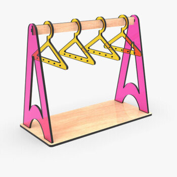 Intra απο ξύλο plywood  Χρώμα wenge 3mm-4mm πάχος - κοπής με λέιζερ βάση σκουλαρικιού Δίασταση 3x3 cm INTRAFABR-117742872 - Image 4