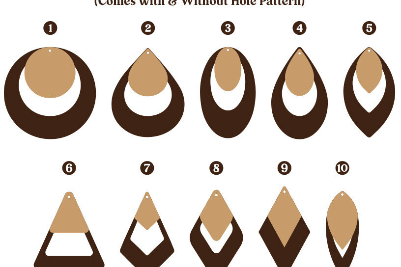 Intra απο ξύλο plywood  Χρώμα wenge 3mm-4mm πάχος - Σκουλαρίκι Δερμάτινο Ξύλινο Σκουλαρίκι κομμένο Δίασταση 3x3 cm INTRAFABR-118739396