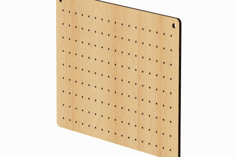 Intra απο ξύλο plywood  Χρώμα wenge 3mm-4mm πάχος - Κρεμάστρα τοίχου σκουλαρικιού κοπής με λέιζερ Δίασταση 19x15 cm INTRAFABR-118739566