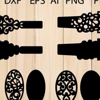 Intra απο ξύλο plywood  Χρώμα wenge 3mm-4mm πάχος - Σκουλαρίκια Βραχιόλια Μοτίβο αποκοπής Δίασταση 3x3 cm INTRAFABR-118759957 - Image 2