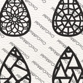 Intra απο ξύλο plywood Χρώμα wenge 3mm-4mm πάχος - Σκουλαρίκια Πακέτο Δίασταση 3x3 cm INTRAFABR-118759987 - Image 2