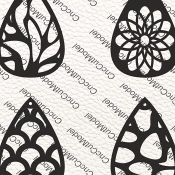 Intra απο ξύλο plywood Χρώμα wenge 3mm-4mm πάχος - Σκουλαρίκια Πακέτο Δίασταση 3x3 cm INTRAFABR-118759987 - Image 3