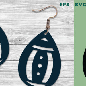 Intra απο ξύλο plywood  Χρώμα wenge 3mm-4mm πάχος - Σκουλαρίκια Σχεδιασμός 3 Δίασταση 3x3 cm INTRAFABR-118763551