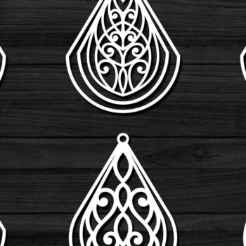 Intra απο ξύλο plywood Χρώμα wenge 3mm-4mm πάχος - Σκουλαρίκια Κοσμήματα Bundle 33 Δίασταση 3x3 cm INTRAFABR-120693190 - Image 3